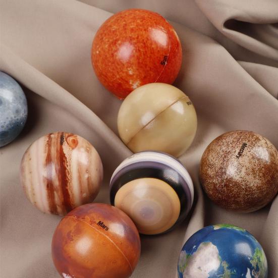 9 шт. 6 см планета мяч игрушка Солнечная система звезда познание раннее образование — фото 6