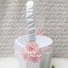 Wedding Bridal Page Boy Ribbon Satin Faux Rose Flower Girl Basket Party Decor