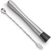 8 Inch Crushed Ice Hammer And Mixing Spoon Stainless Steel Home Bar Bartender Tool Barware Making Cocktail Tool