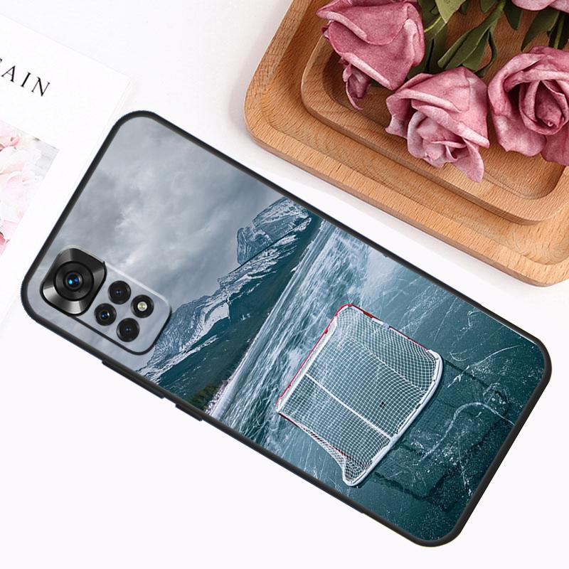 Ice Hockey Rink Case For Xiaomi Redmi Note 14 13 12 11 9 10 Pro 9S 10S 11S 12S Redmi 14C 13C 12C 10C Cover