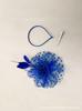 Popular European and American Bridal Headgear Feather Head Flower Horse Racing Festival Mesh Yarn Top Hat Mesh Yarn Feather Headgear