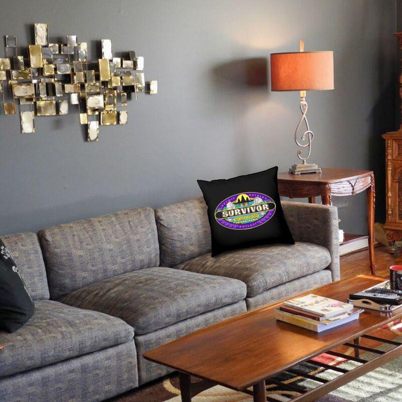 Reality Tv Survivor Cushion Covers Sofa Home Decorative Square Throw Pillow Case 40X40Cm