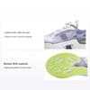 Li Ning Kids Qiang Yue Shock Absorbing Breathable Low Top Running Shoes Kids Running Shoes Gray Purple YKCU026-6