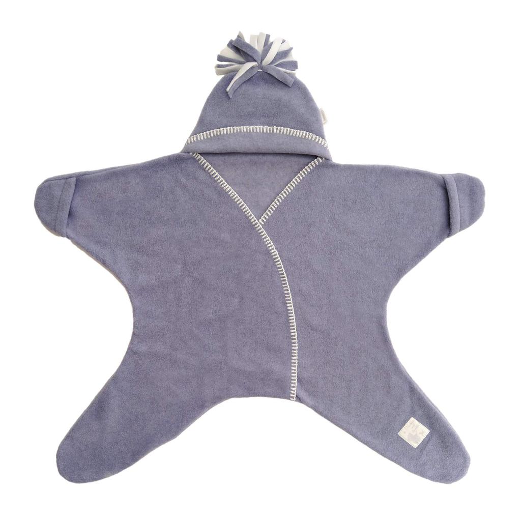 And Swaddle Star Afghan Stirrup 5060388820527 Lavender for Months [Tuppence Crumble] Star-shaped 4-10