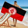 Kühles Adler-Emblem-Print Strandtuch, schnell trocknend, geeignet für Reisen, Outdoor-Sport, Joggen, den Strand und Schwimmen, Geschenk