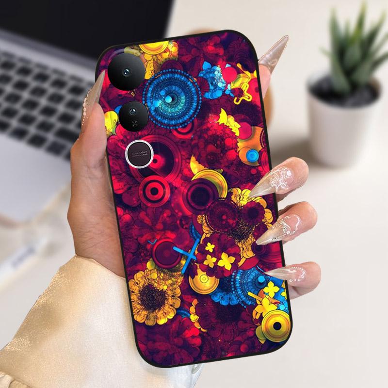 Shockproof Case For Vivo V50 Lite Silicone Protective Cover Back Shell Coque Funda For VIVO V50Lite Phone Back Cases Soft Bumper vivo V50 Lite