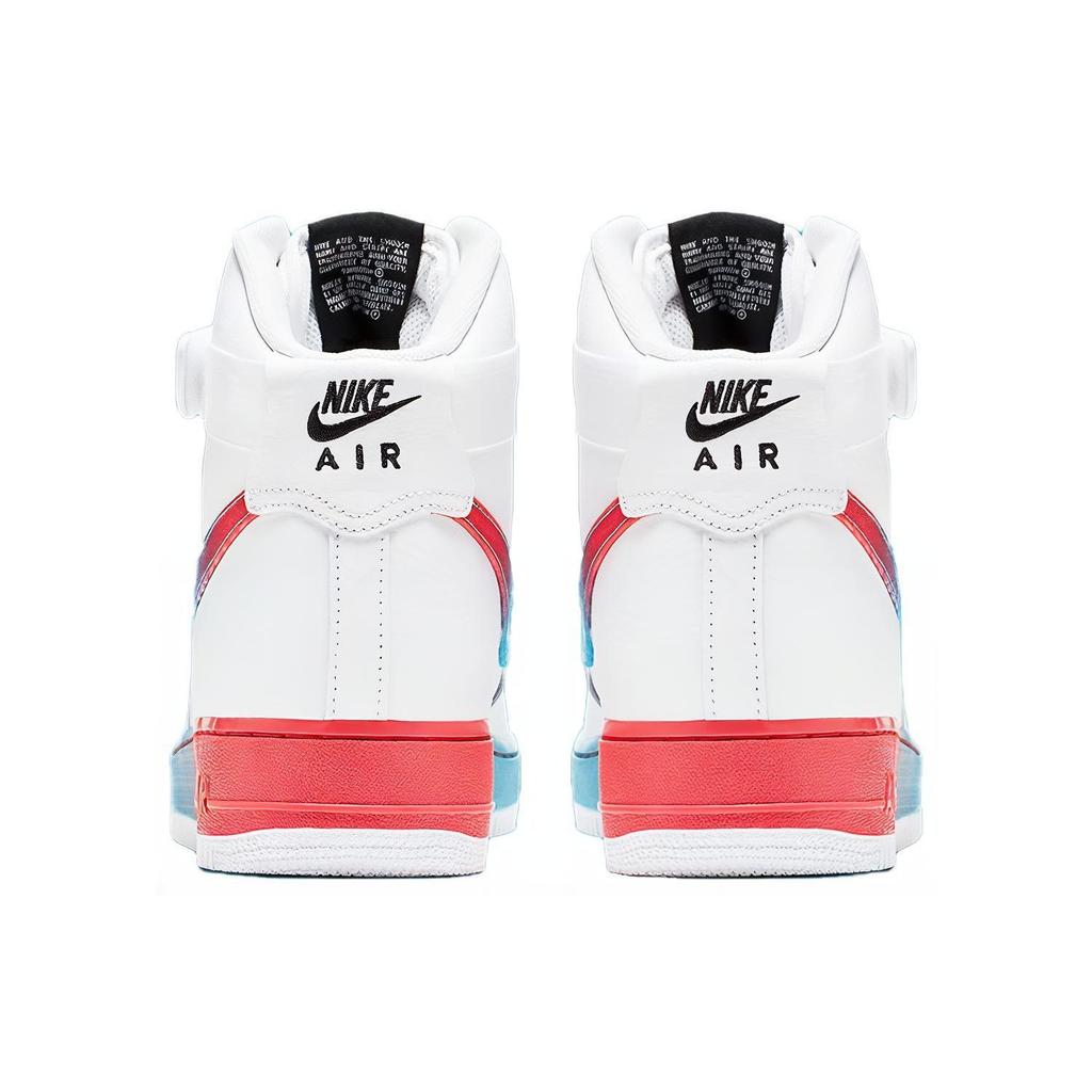 Nike Air Force 1 High Gradient White Blue Fury Ember Glow CJ0525-100