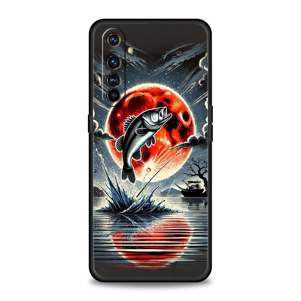 Hunting Fishing Man Soft TPU For Realme 13 12 11 10 9 Pro Plus GT3 GT2 C21 C25 C35 C53 C55 C67 Pro 5G Phone Case Cover Funda Bag