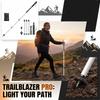 Adjustable Trekking Pole Set with Multi Section Aluminum Shaft Non Slip Handle and Removable Accessories for Hiking Camping Walking