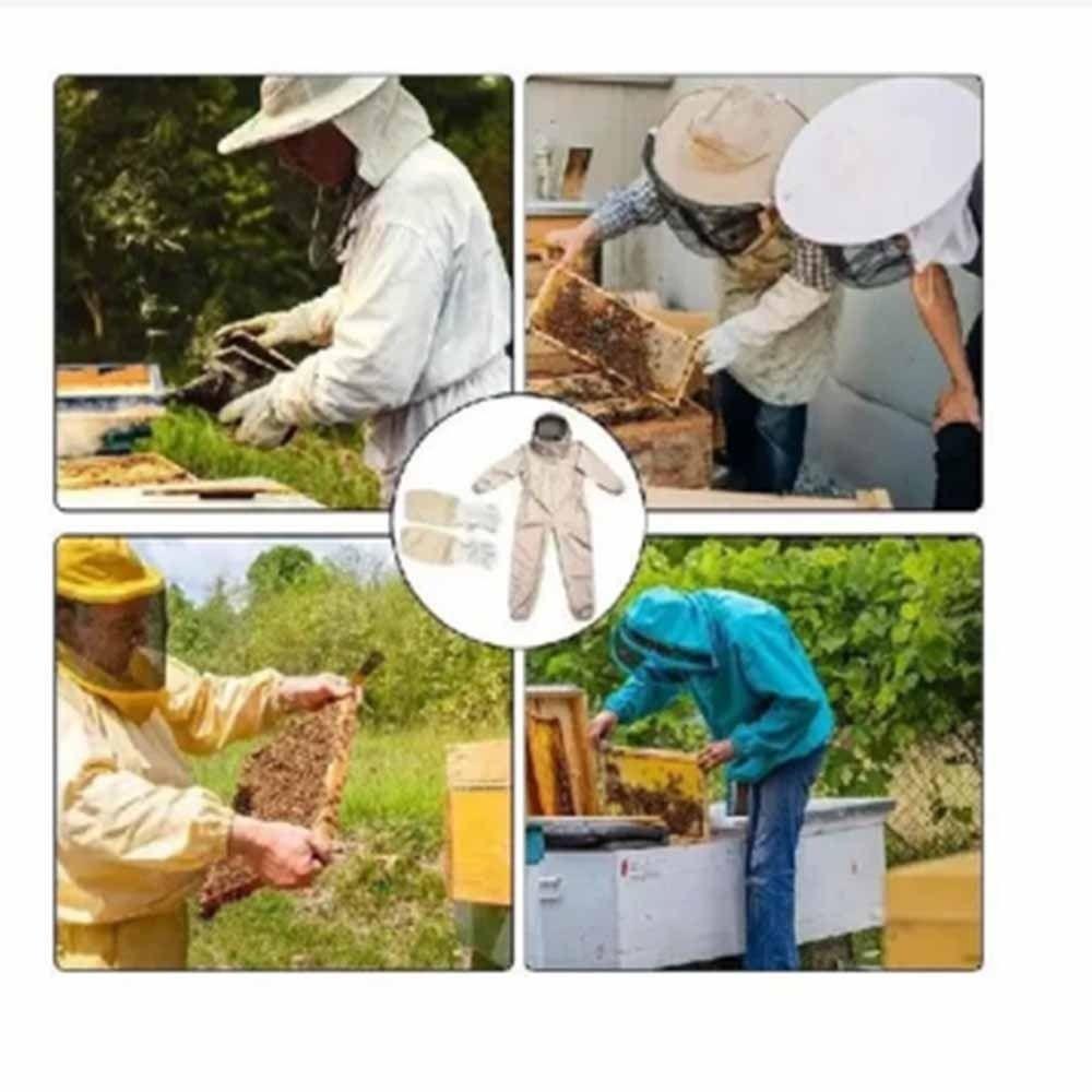 Professional Grade Beekeeping Protective Suits Full Body Bee Suit  Beekeeping Activities