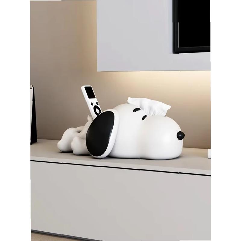 Multifunctional Resin Tissue Box Holder with Phone Stand & Remote Storage for Living Room Coffee Table Decor
