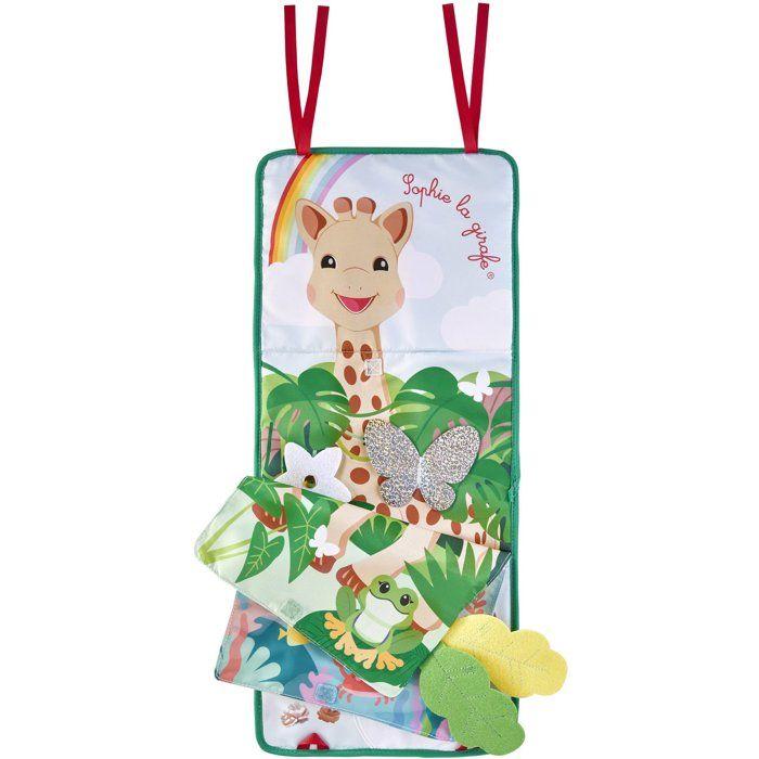 Livre d'éveil - SOPHIE LA GIRAFE - Livre Chevalet a déplier - 3 positions jeu - Miroir - Activités sensorielles