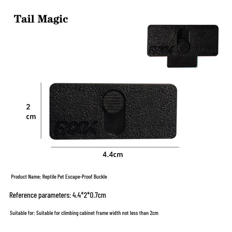 Reptile Climbing Cabinet Anti-Escape Lock for Geckos and Snakes