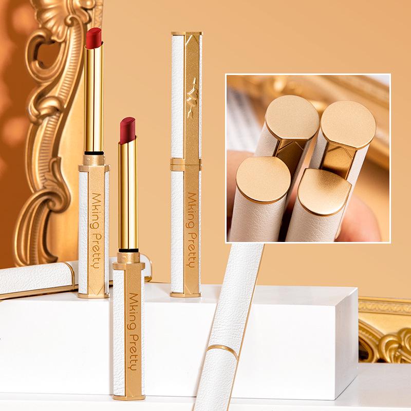 Douyin Long-Lasting Whitening Lipstick - Non-Fading, Transfer-Resistant, Slim Tube for Women & Students