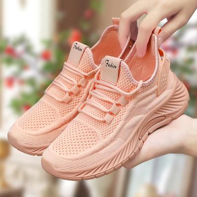 Schuhe Damen Sommer neue Mode lässige Laufschuhe Trend Flying Woven Damenschuhe Sportschuhe