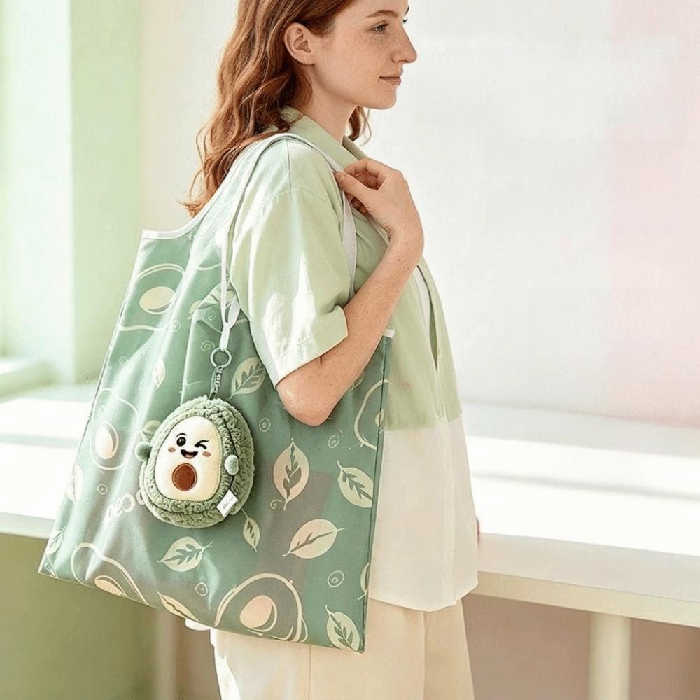 Foldable Folding Shopping Bag Reusable Shopping Handbag Portable Grocery Bag  Daily Carry