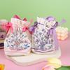 5Pcs Fresh Flower Bags Wedding Gift Bags Sweet Bags With Handles Multi-Functional Drawstring Pouches Durable And Beautiful