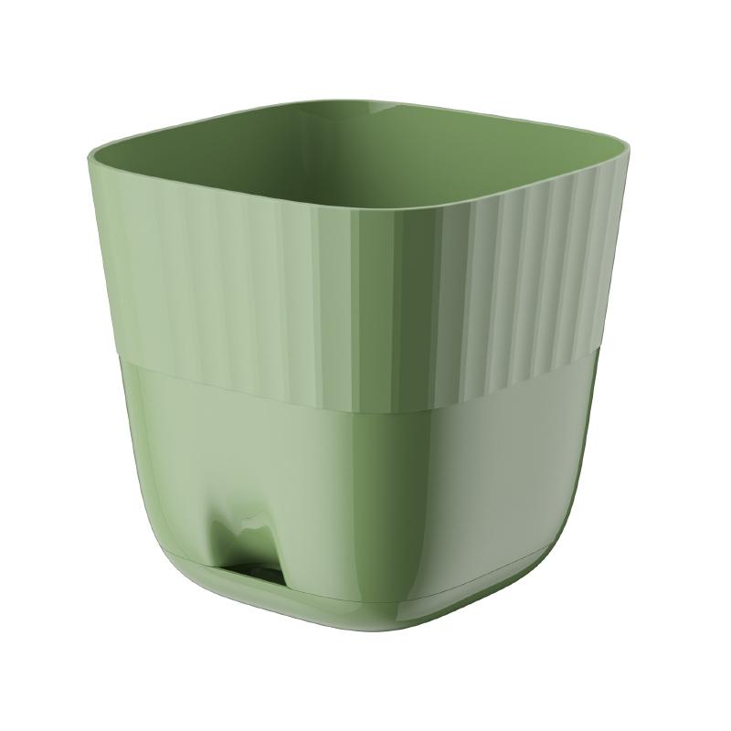 Blumentopf aus Kunststoff, groß, fleischig, kleiner Blumentopf, weiß, neuer Keramik-Imitat, Grünpflanzentopf