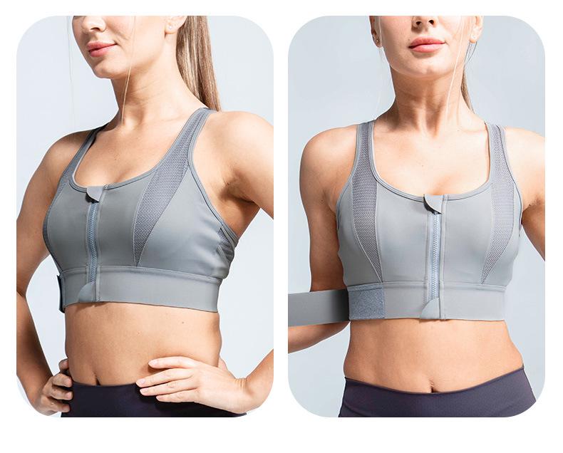 Women's Shockproof High-Intensity Sports Bra: Plus Size, Gathering, Shaping, Yoga & Running Vest