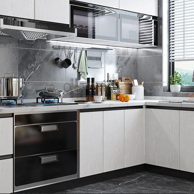 Kitchen Home Decoration White Wood Grain Self-adhesive Paper Furniture Wallpaper Sticker Table PVC Waterproof Wall Stickers 40cm