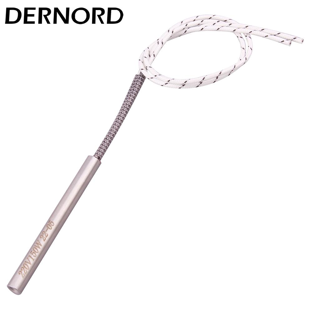 Dernord 220v Ignition Igniter Cartridge Heater for Pellet Grill 6*60mm/100mm 8*80mm/100mm Wood Pellet Stove 100w/150w/200w/250w