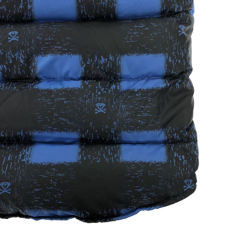 unused satisfaction guaranteed made in Japan Check Pattern Hooded Down jacket Men's Used