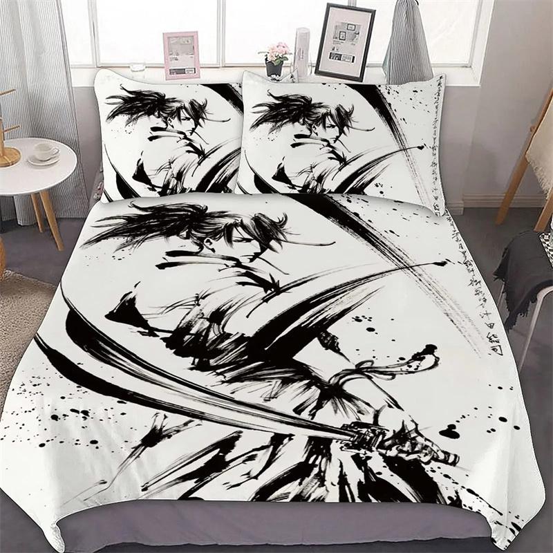 Soft Warm 3D Print Tokyo Samurai Bed Size Boys Girls Adults King Queen Twin Comforter Quilt
