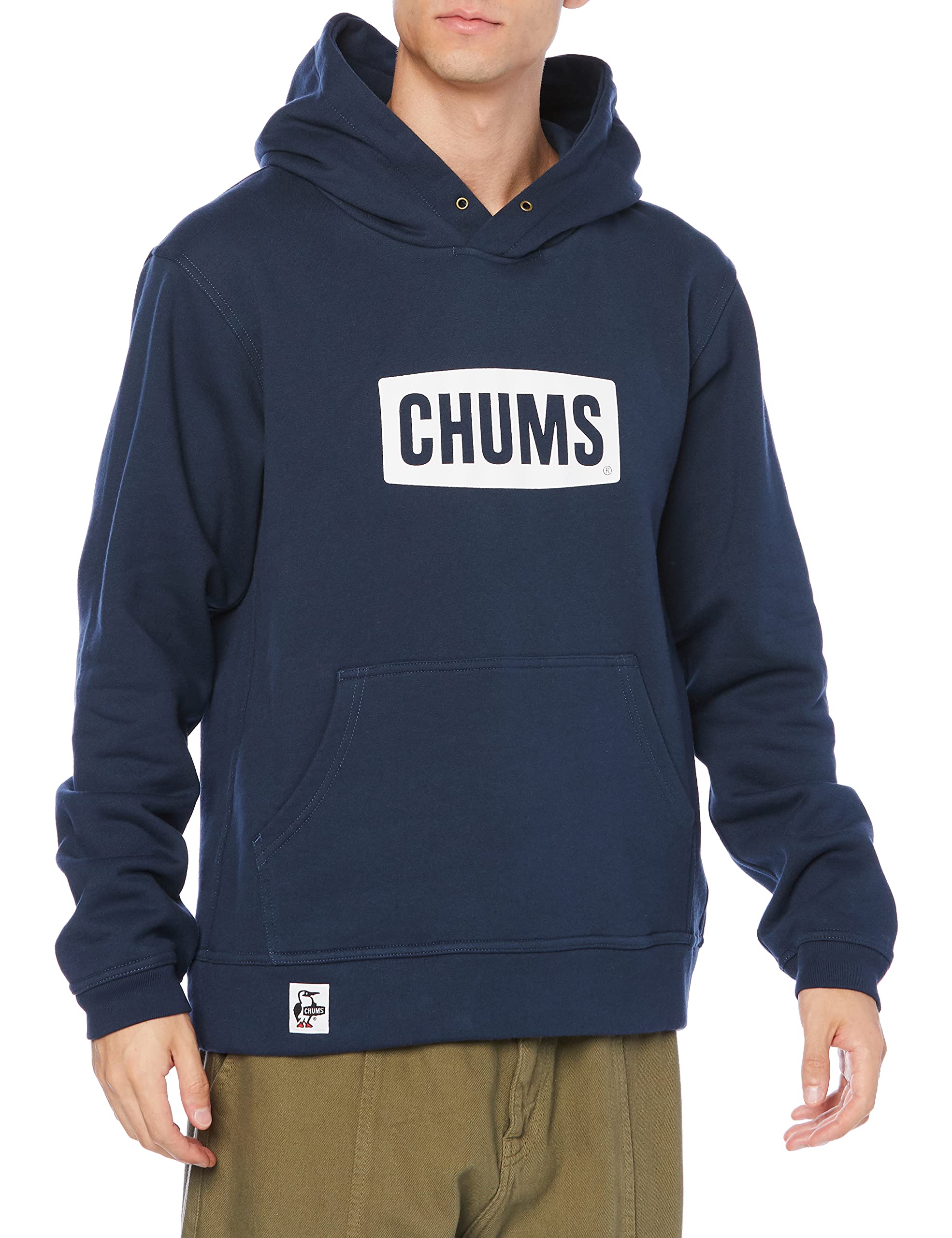 

Logo Pullover Parka Navy x White M [Chums] Men s Sweatshirt/Parker