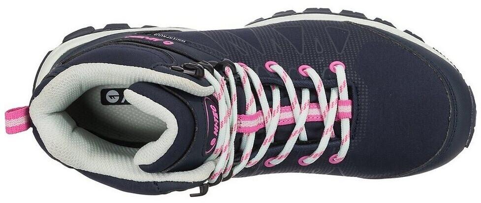Hi-Tec Raven Mid WP Woman Trekking Shoes Marine Blue Pink