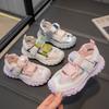 Girls' sports sandals, new summer children's shoes, fashionable boys' closed-toe sandals, trendy wading shoes