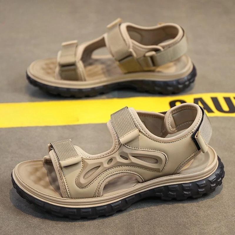 Fashion With Platform Male Shoe Sports Height Luxury Designer Clearance Sale High Quality New Summer Low Price Pvc Fashion Men's Sandal