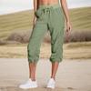 Damen Plissee Cargo Wanderhose mit Taschen