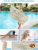 Telo Mare Mappe Europa Terre Bagno Piscina Asciugamani Vintage Oceano Assorbente Telo Mare Morbido Grande Asciugatura Rapida Leggero Campeggio