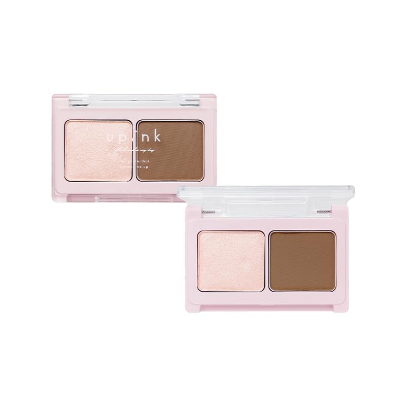 

upink Glow Up Contour Palette Highlight Shading Rose 5g Pale Pink Greige 3D Look (01 Gray)