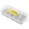 500PCS Single Double Barrel Crimping Sleeve Fishing Line Wire  Er Copper Tube Connector
