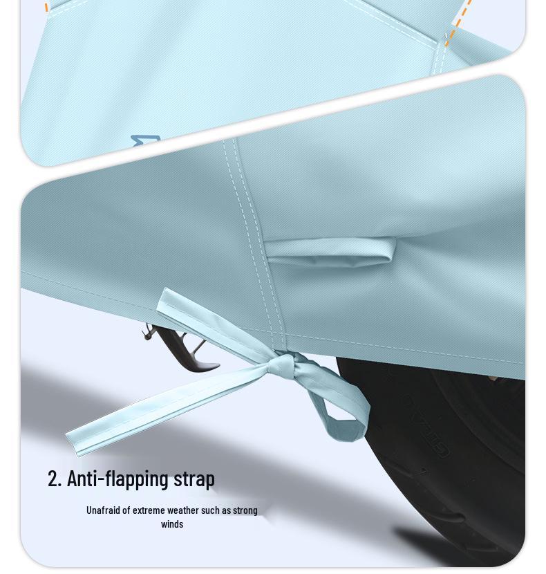 Thickened Sun & Rain Protection Cover for Electric Vehicles and Motorcycles