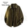 JEEP Men's Vintage Casual Loose Fit Long Sleeve Shirt