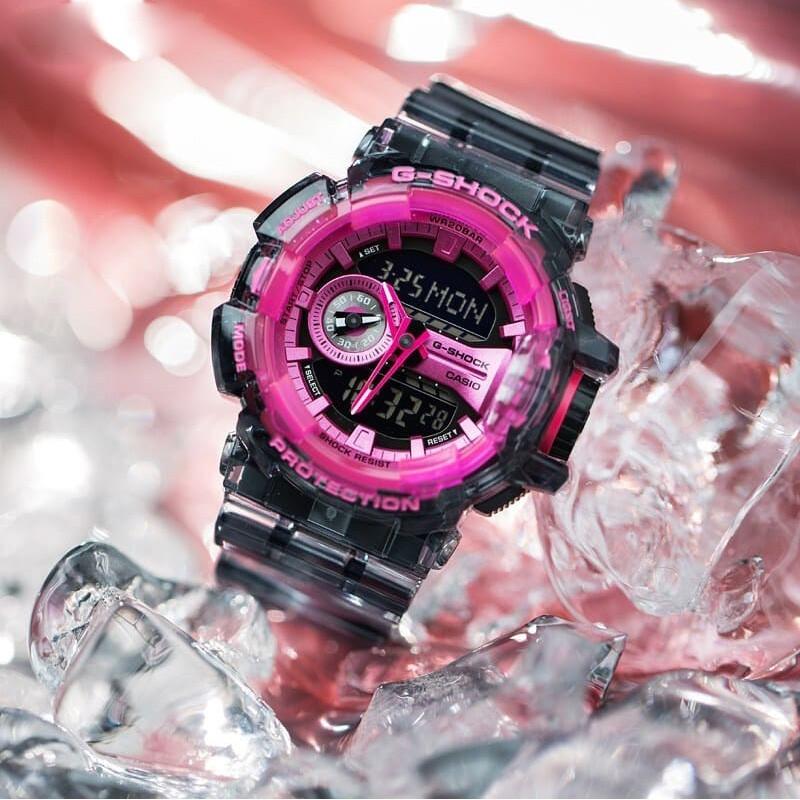 Casio Uhr Serie-GAGMA klassisches Dual-Display Zifferblatt Sport Wasserdicht Quarzwerk Harzarmband Japanisch und Koreanisch GA-400SK-1A4PRS&GMA-S120SR-7A