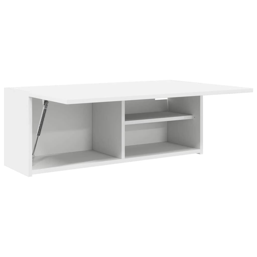 Bathroom Wall Cabinet White 80 X 25 X 30 Cm Engineered Wood