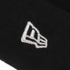 New Era Basic Manşetli Örgü Ücretsiz Basic Manşetli Siyah Gümüş Şapka, Siyah/Metalik, Örgü,