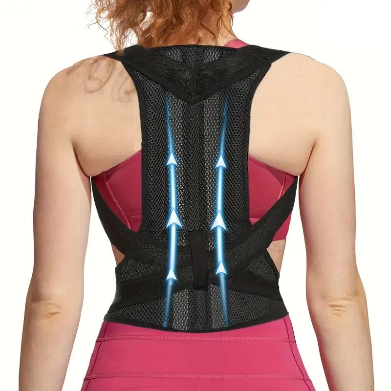 Ergonomic Design Adult Back Support Strap, Posture Brace for The Back, Back Support, Adjustable Shoulder Straps