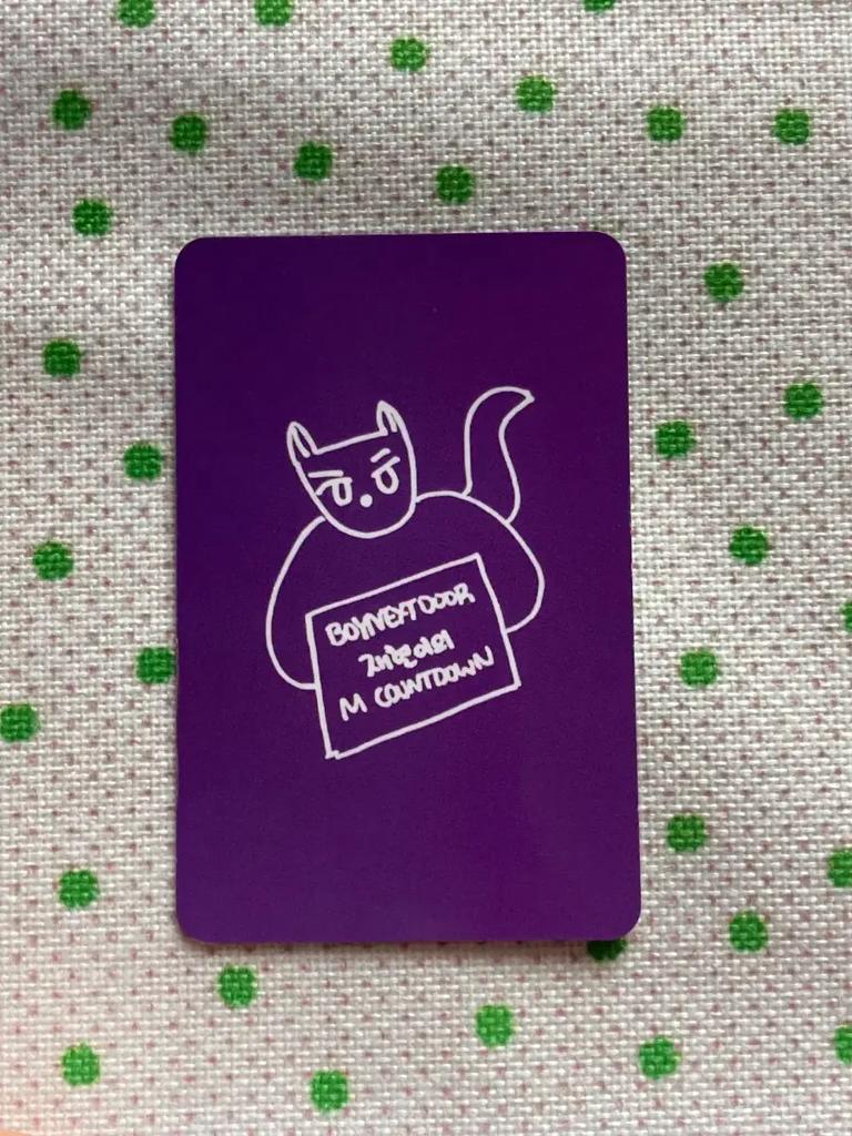 BOYNEXTDOOR reproduction photocard MC Kobo Poka mcd Used