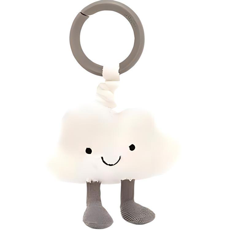 

JELLYCAT Серия забавных вещей Облако Подвесное кольцо Милая кукла Плюшевая кукла 11 см в высоту