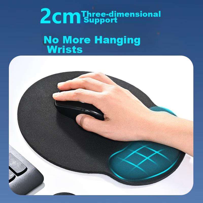 Tastatur-Handauflage, Erweiterte Tastatur-Handgelenkauflage, Bequeme Computer-Büro-Handgelenkstütze Handkissen Handgelenkpolster, Ergonomische Handgelenkauflage, M9 Schwarz