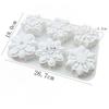 Non-Stick Christmas Snowflakes Mold Heat-Resistant Mousse Cake Mold  Kitchen Bakeware