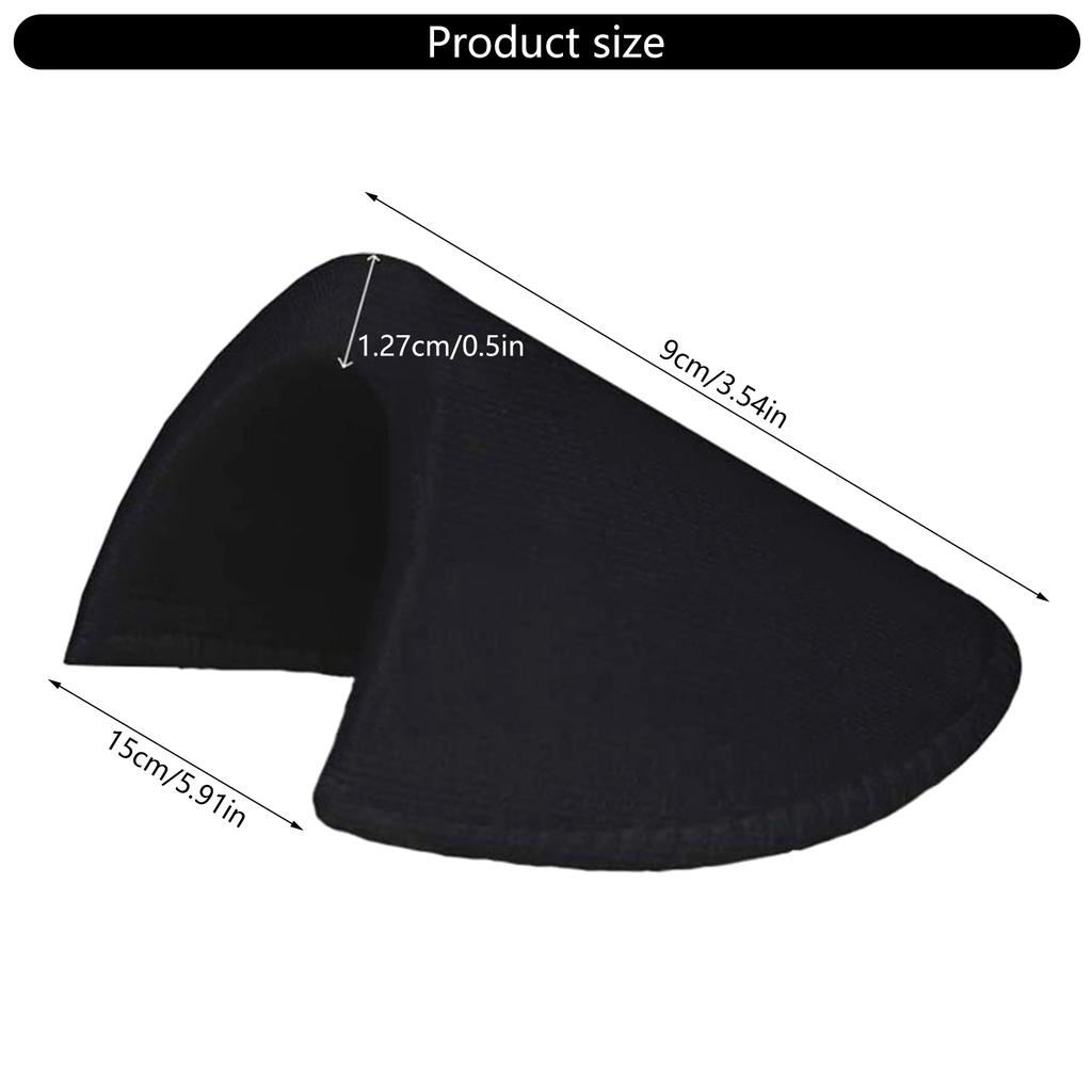5 Pairs Shoulder Pad Sewing Shoulder Pad Sponge Pad for Blazer Shirt Clothes Suit Coat Jackets High Low Shoulders