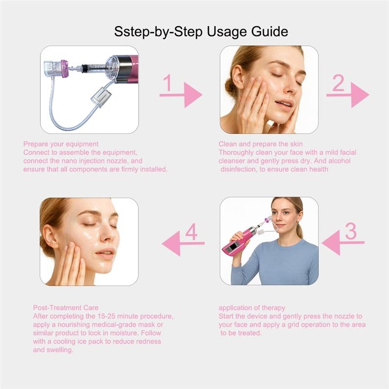 Vacuum Activated Hyaluronic Acid Beauty Gun Negative Pressure Moisturizing Microcrystal Pen Beauty Tool