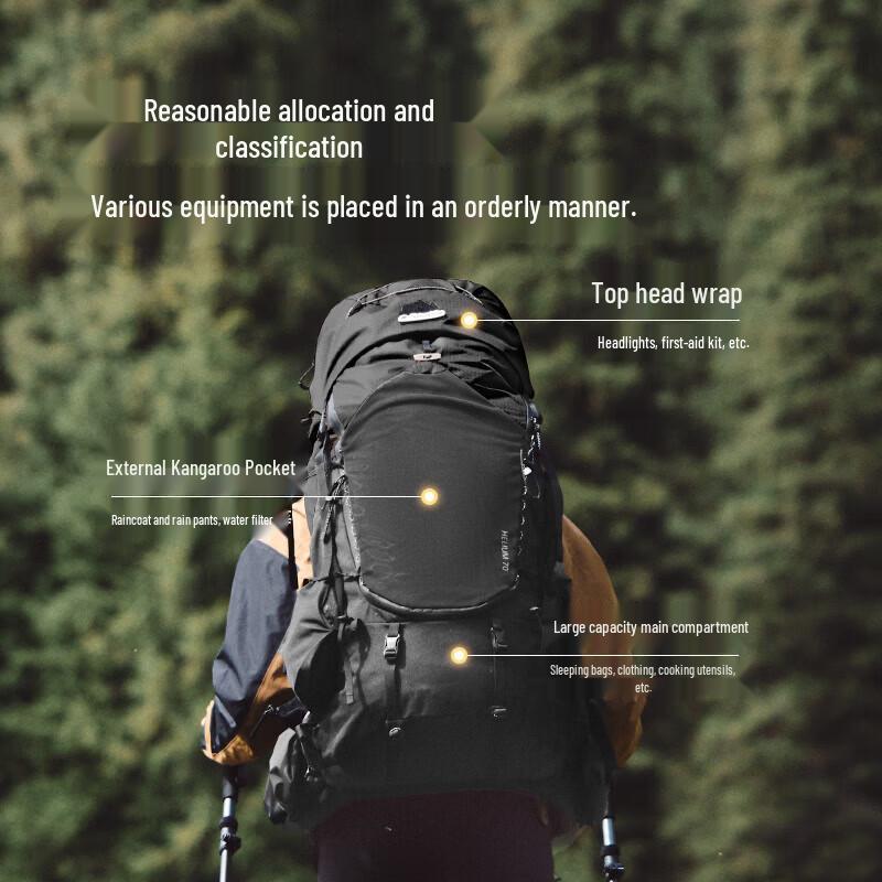 Naturehike Helium Series 70L Hiking Backpack