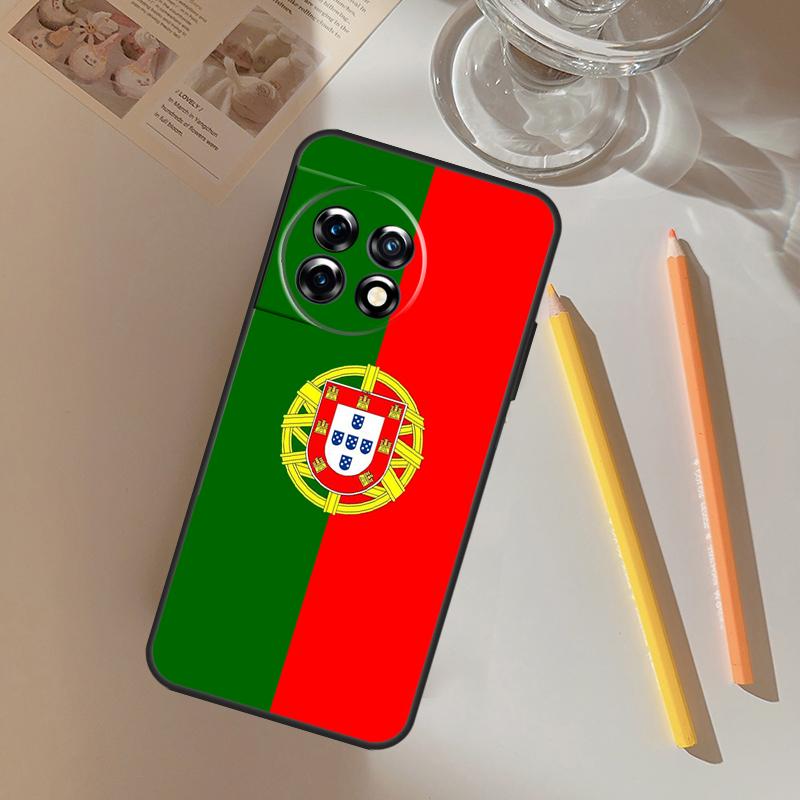 Portugal Passport Flag Funda For OnePlus 12R 13 12 R 11 9 10 Pro 8T 9RT 10T OnePlus Nord 4 CE 2 3 Lite N20 N30 Case