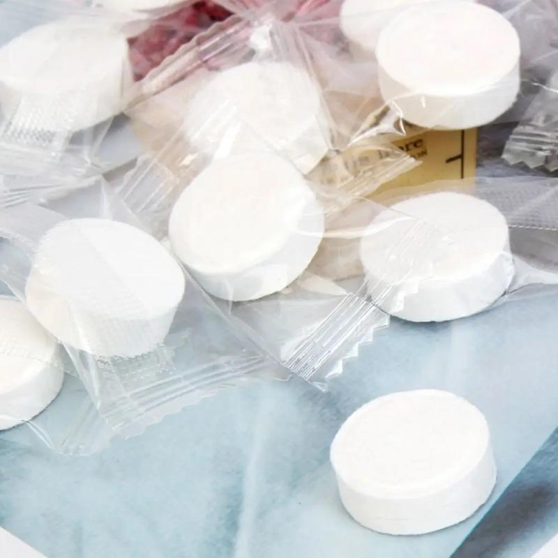 100pcs Portable Compressed Towel Disposable Face Cleaning Soft Compressed Hand Wipe Towel Non-Woven Makeup Wipes